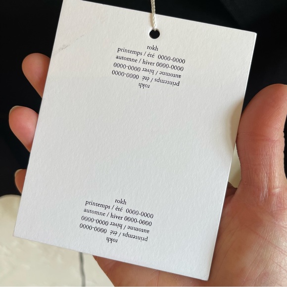 ROKH Back Ribbon Cropped Mask Top - NWT Sz XS - Picture 10 of 13